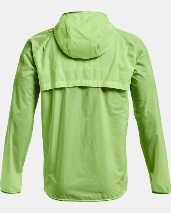 Men's UA Qualifier Storm Packable Jacket, Green, pdpMainDesktop image number 8